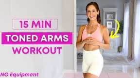 15 min Pilates Arms Toning Workout - NO Equipment | ALL STANDING Pilates