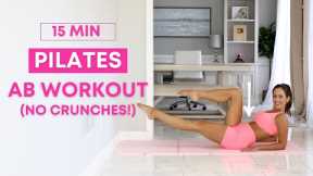 The Ultimate NO CRUNCH 15 min Pilates Ab workout! No Equipment