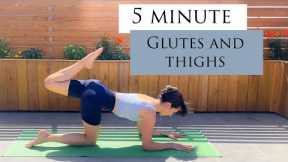 5 Minute Pilates Workout for Glutes and Thighs