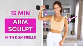15 min Arm Sculpt workout for Toning and Strength 