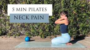 5 Minute Pilates for Neck Pain | Pilates for Beginners