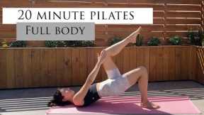 20 Minute Full Body Pilates Workout | Intermediate Pilates with Beginner Modifications
