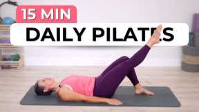 15 Min Gentle Pilates Routine | Beginner Friendly Full Body Pilates