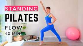 Standing Pilates: Boost Your Mood & Energy Full Body Workout | 40 Min