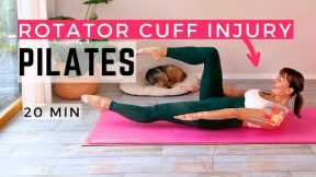 Pilates with Shoulder Injury | 20 Min Moderate Level Pilates that Helps Heal your Shoulder