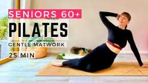Mat Pilates for Seniors 60+ | 25 Minute Gentle Pilates Workout and Stretch