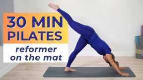 30 min Full Body Pilates Workout | At-Home Pilates No Equipment