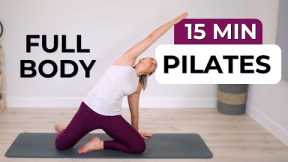 15 Min Full Body Pilates Flow | Intermediate to Advanced Pilates