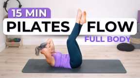 15 Min Full Body Pilates Routine | Beginner Friendly Pilates Flow