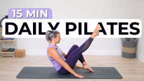 15 Min Daily Pilates Flow | Full Body Intermediate Pilates Flow