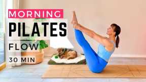 Morning Pilates Flow for Energy and Focus | Full Body Wake Up | 30 Mins