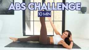 Pilates Abs Challenge | 10 Min a Day for 7 Days | Workout at Home with Lilly Sabri