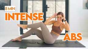 8 Min Intense Pilates Abs Workout with Lilly Sabri | Repeat for 14 Days!