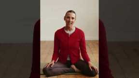 When the world feels heavy… try this gentle Pilates moment 💛 #GentlePilates #stressrelief