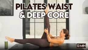 13 Min Pilates Waist & Deep Core Workout | At Home Workout with Lilly Sabri