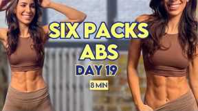 Day 19 | FREE Abs & Fat Burn Challenge | 8 Min Six Pack Abs and Core Strength with Lilly Sabri.