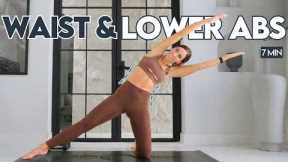 10 Min Pilates Waist & Core Routine with Dumbbells | Daily At-Home Abs Workout