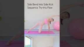 Graceful Side Bend SideKick Pilates Tutorial #girlwiththepilatesmat #pilatessinstructor