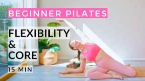 Pilates for Beginners Flexibility and Core | 15 Min