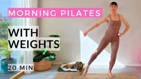 Pilates with Weights | 25 Minute Full Body Workout | Build Strength & Mobility