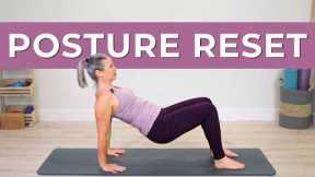 15-Minute Posture Workout at Home | Pilates Posture Class