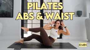 8 Min Pilates Deep Core & Waist | Slow & Controlled Workout with Lilly Sabri