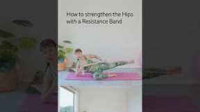 Build Powerful Hips at Home with Resistance Band Training #pilates
