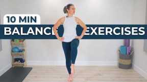 10 min Balance Exercises | Daily Routine to Improve Balance