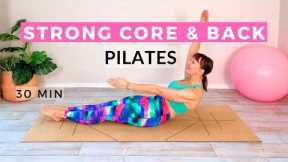 Pilates for a Strong Core and Back | 30 Min At Home Pilates