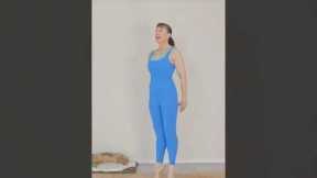Master This Move for Powerful Legs and Hips #girlwiththepilatesmat #standingpilates
