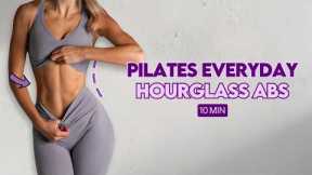 10 Min Daily Abs Workout with Lilly Sabri | Hourglass Abs Pilates