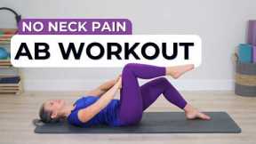 10 Min No Neck Pain Ab Workout