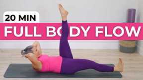 20 min Full Body Pilates Workout All Levels | Strength Without Strain