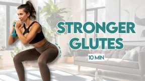 10 Min Pilates Glutes at Home | No Equipment, All Levels