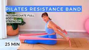 Intermediate Pilates Power Flow | 25-Minute Full-Body Strength with Resistance Band