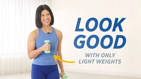 The Muscles Everyone Ignores (Light Weights) 25 Minutes Beginner