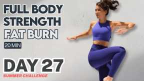 Day 27 | Lilly Sabri Full Body Feel Good 20 Min (Pilates Strength) | Free Summer Challenge