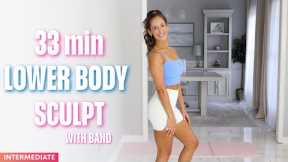 30 min Lower Body Thigh Sculpt Workout | All Standing | NO SQUATS | Travel friendly