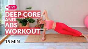 15 Minute Deep Core & Abdominal Workout | Intermediate Pilates for Real Strength