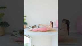 Can't do a Pilates Roll Up? Try this to help you get there #girlwiththepilatesmat #pilates