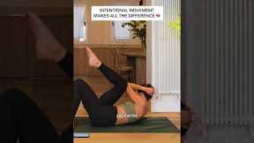 This simple pilates tip that changes everything 🔥 Want better results? Simple. Move with intention ✨