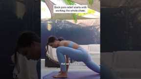Day 19 ☀️ Your back will thank you for this recovery workout ✨ #backpain #mobility #lillysabri