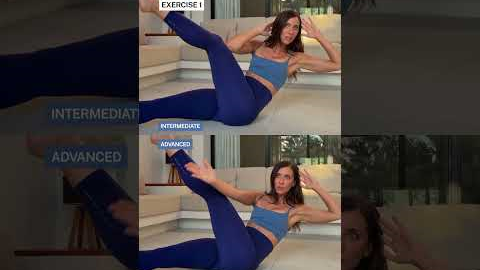 Ready to level up? Try these 2 Pilates moves and choose your level: Intermediate or advanced 🔥
