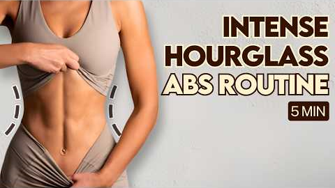 5 Min Intense Waist Workout with Lilly Sabri (Abs and Deep Core)