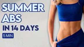 5 Min Abs Workout with Lilly Sabri | Summer Abs in 14 Days