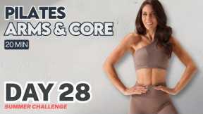 Day 28 | Lilly Sabri Upper Body Workout 20 Min (Arms, Shoulders & Core) | Free Summer Challenge