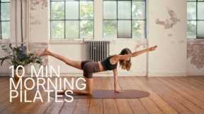 10 Minute Morning Pilates | A Gentle Wake Up for Your Body