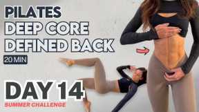 Day 14 | 20 Min Lean Back Sculpting Pilates with Lilly Sabri | Free Summer Challenge