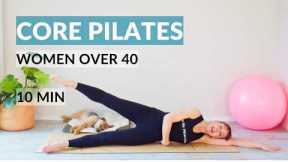 10 Minute Pilates for Women Over 40 – Core Strength, Posture & Flexibility | Low Impact Workout