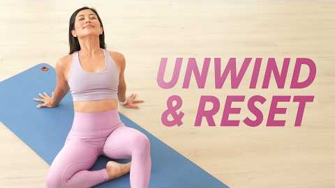 20 Min Relaxing Pilates for Stress Relief | Let Your Nervous System Exhale